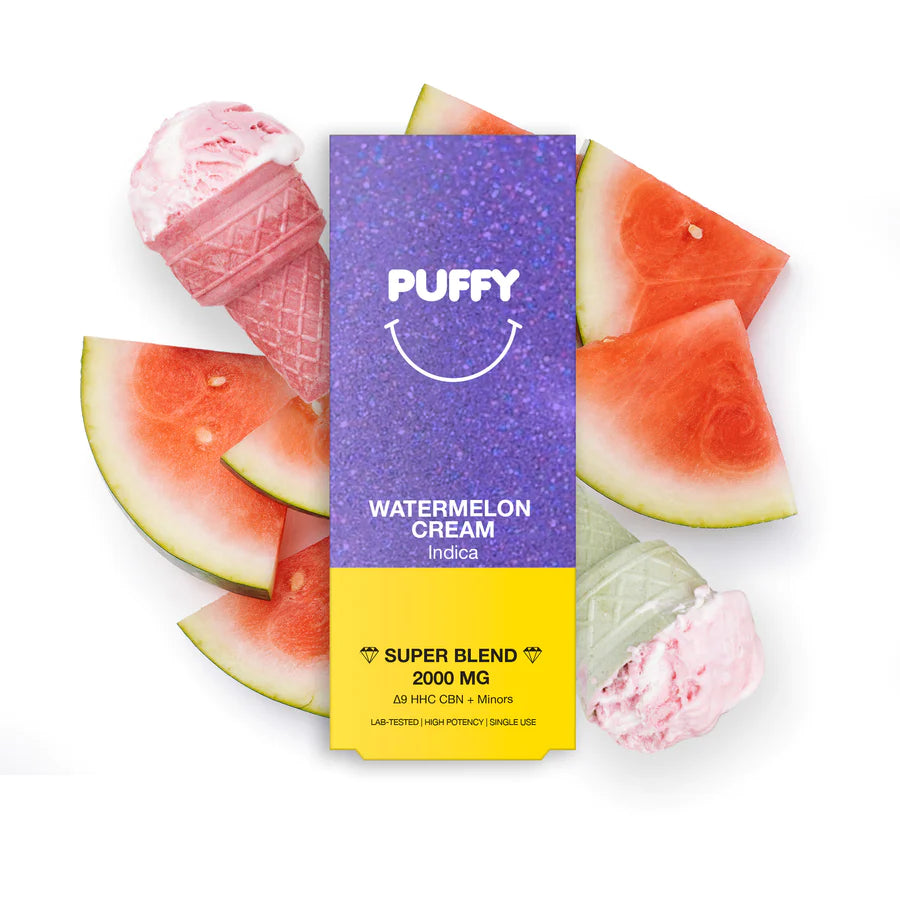 Puffy 2g Super Blends Watermelon Cream Indica