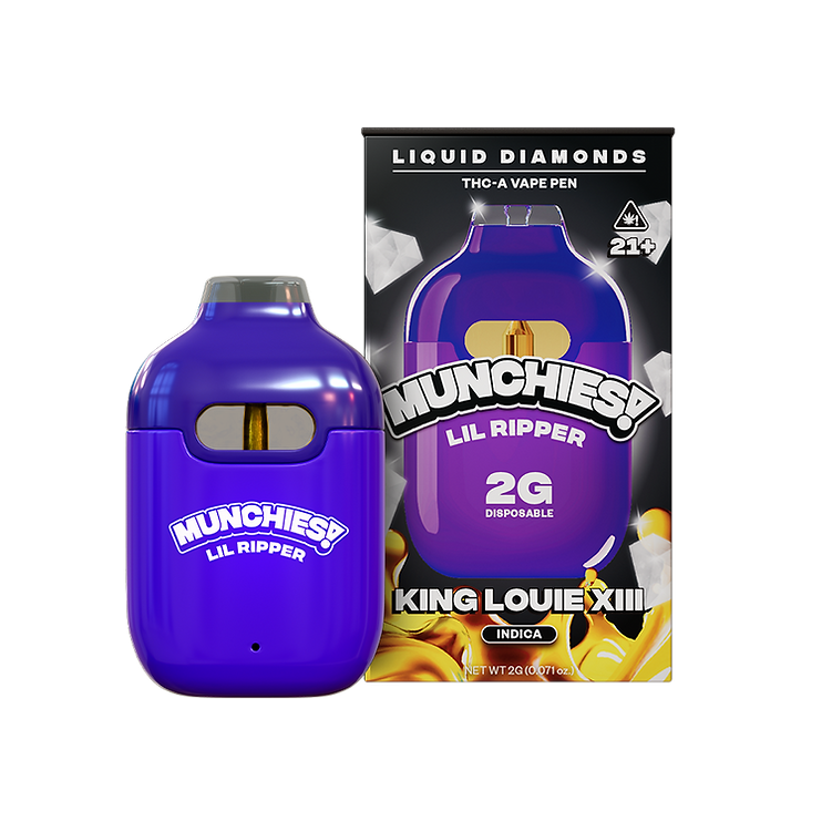 Munchies Lil Ripper 2G THCA Disposable Vape Pen Kentucky American Shaman Munchies Lil Ripper 2G THCA Disposable Vape Pen Kentucky American Shaman
