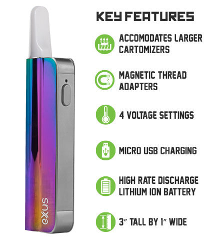 Exxus Snap VV cartridge vaporizer Kentucky American Shaman Exxus Snap VV cartridge vaporizer Kentucky American Shaman