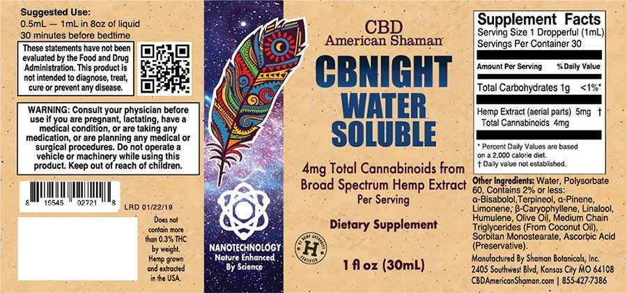 CBNIGHT Water Soluble